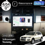 Магнітола Volkswagen Touareg (2002-2010) [Тип 1, з капюшоном] DUDU 3 9" QLED, 4/64