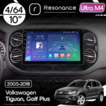 Магнітола Volkswagen Golf Plus (2005-2014) [Black] Resonance Ultra M4 4/64, 10" QLED