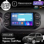 Магнітола Volkswagen Golf Plus (2005-2014) [Black] Resonance M700 8/128, 2K 10.36" 360 QLED