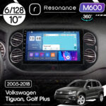 Магнітола Volkswagen Golf Plus (2005-2014) [Black] Resonance M600 6/128, 10" 360 QLED