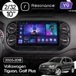 Магнітола Volkswagen Tiguan (2007-2018) [Black] Resonance Y9 2/64, 10" (8163, DSP)
