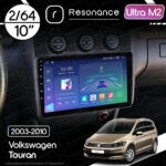 Магнітола Volkswagen Touran (2003-2010) [Climat, Black] Resonance Ultra M2 2/64, 10" QLED