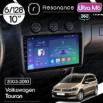 Магнітола Volkswagen Touran (2003-2010) [Climat, Black] Resonance Ultra M6 (7862) 6/128, 10" QLED, 360