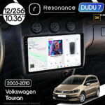 Магнітола Volkswagen Touran (2003-2010) [Climat, Black] DUDU 7 10.36" 2K QLED, 12/256