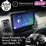 Магнітола Renault Trafic 2 FL (2010-2014) Resonance Ultra M4 4/64, 10" QLED
