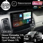 Магнітола Opel Vivaro 1 FL (2010-2014) Resonance Ultra S12 (7870) 12/256, 10.36" 2K QLED, 360