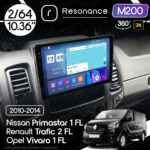 Магнітола Renault Trafic 2 FL (2010-2014) Resonance M200 2/64, 2K 10.36" 360 QLED