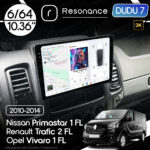 Магнітола Renault Trafic 2 FL (2010-2014) DUDU 7 10.36" 2K QLED, 6/64