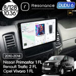 Магнітола Opel Vivaro 1 FL (2010-2014) DUDU 6 10.36" 2K QLED, 8/128