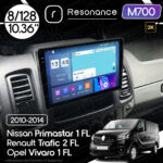 Магнітола Nissan Primastar 1 FL(2010-2014) Resonance M700 8/128, 2K 10.36" QLED