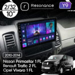 Магнітола Opel Vivaro 1 FL (2010-2014) Resonance Y9 2/64, 10" (8163, DSP)