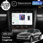 Магнітола Porsche Cayenne (955, 957) (2002-2010) DUDU 6 9.5" 2K QLED, 8/128
