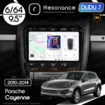 Магнітола Porsche Cayenne (955, 957) (2002-2010) DUDU 7 9.5" 2K QLED, 6/64