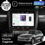 Магнітола Porsche Cayenne (955, 957) (2002-2010) DUDU 6 9.5" 2K QLED, 8/128, 360