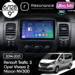 Магнітола Renault Trafic 3(2014-2021) Resonance Ultra M6 (7862) 6/128, 9" QLED, 360