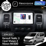 Магнітола Renault Trafic 3(2014-2021) DUDU 7 9.5" 2K QLED, 6/64