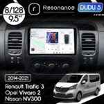 Магнітола Nissan NV300 (2016-2021) DUDU 5 9.5" QLED, 8/128