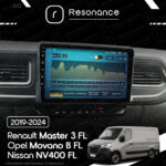 Магнітола Renault Master 3 FL (2019-2024) Resonance Y9 2/64, 10" (8163, DSP) - Зображення 7