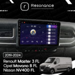 Магнітола Renault Master 3 FL (2019-2024) Resonance Y9 2/64, 10" (8163, DSP) - Зображення 8