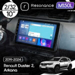 Магнітола Renault Duster 2 (2019-2024) Resonance M150L 2/64, 10" (CarPlay, QLED)