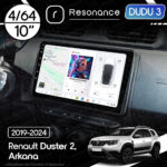 Магнітола Renault Duster 2 (2019-2024) DUDU 3 10" QLED, 4/64