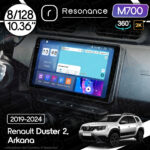Магнітола Renault Duster 2 (2019-2024) Resonance M700 8/128, 2K 10.36" 360 QLED