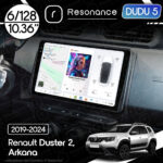 Магнітола Renault Duster 2 (2019-2024) DUDU 5 10.36" QLED, 6/128