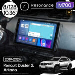 Магнітола Renault Duster 2 (2019-2024) Resonance M700 8/128, 2K 10.36" QLED
