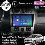 Магнітола Dacia Sandero (2008-2014) [Silver] Resonance Ultra M6 (7862) 6/128, 9" QLED, 360