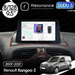 Магнітола Renault Kangoo 2 (2007-2021) DUDU 5 9.5" QLED, 8/128