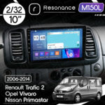 Магнітола Opel Vivaro (2006-2010) Resonance M150L 2/64, 10" (CarPlay, QLED)