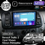Магнітола Opel Vivaro (2006-2010) Resonance M700 8/128, 2K 10.36" 360 QLED
