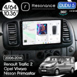 Магнітола Renault Trafic 2 (2006-2010) DUDU 5 10.36" QLED, 4/64, 360