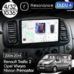 Магнітола Renault Trafic 2 (2006-2010) DUDU 4 10.36" QLED, 4/32