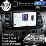 Магнітола Opel Vivaro (2006-2010) DUDU 5 10.36" QLED, 8/128, 360
