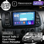 Магнітола Renault Trafic 2 (2006-2010) Resonance M700 8/128, 2K 10.36" QLED