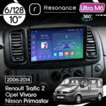 Магнітола Nissan Primastar (2006-2014) Resonance Ultra M6 (7862) 6/128, 10" QLED, 360