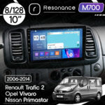 Магнітола Nissan Primastar (2006-2014) Resonance M700 8/128, 10" QLED