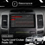 Магнітола Toyota Land Cruiser Prado 120 (2002-2009) Resonance Ultra T100 2/32, 9" IPS (CarPlay) - Зображення 8