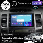 Магнітола Toyota Land Cruiser Prado 120 (2002-2009) Resonance M200 2/64, 9" 360 QLED