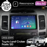 Магнітола Toyota Land Cruiser Prado 120 (2002-2009) Resonance Ultra M2 2/64, 9.5" 2K QLED