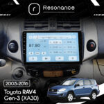 Магнітола Toyota RAV4 3 (XA30) (2005-2016) Resonance Ultra T100 2/32, 9" IPS (CarPlay) - Зображення 7