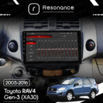 Магнітола Toyota RAV4 3 (XA30) (2005-2016) Resonance Ultra T100 2/32, 9" IPS (CarPlay) - Зображення 8