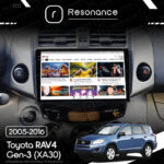Магнітола Toyota RAV4 3 (XA30) (2005-2016) Resonance M200 2/64, 2K 9.5" QLED - Зображення 5