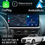 Магнітола Audi A4 4 (B8) S4 RS4 A4L (2007-2015) [High] Resonance X20 PRO 4/64 12.3" 2K QLED (Benz Style) - Зображення 7
