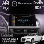 Магнітола Audi A4 4 (B8) S4 RS4 A4L (2007-2015) [Low] Resonance X20 PRO 4/64 10.33" QLED (BMW Style) - Зображення 10