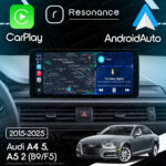 Магнітола Audi A4 Gen-5 (B9) S4 RS4 A4L (2015-2025) Resonance X20 PRO 4/64 10.33" QLED (Audi/Benz Style) - Зображення 7