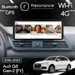 Магнітола Audi Q5 2 (FY) SQ5 (2016-2025) Resonance X20 PRO 4/64 12.3" 2K QLED (Benz Style) - Зображення 6