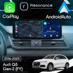 Магнітола Audi Q5 2 (FY) SQ5 (2016-2025) Resonance X20 PRO 4/64 12.3" 2K QLED (Benz Style) - Зображення 7