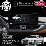 Магнітола Audi A7 (4G7) S7 RS7 A7L (2010-2014) [High] Resonance X20 PRO 4/64 12.3" 2K QLED (Benz Style)